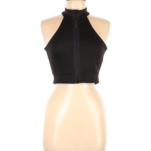Missguided Black Halter Crop Top